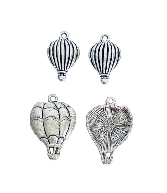 Base Metal Hot Air Balloon Charms