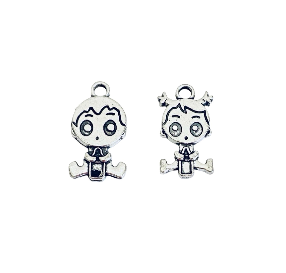 Base Metal Baby Boy or Girl Charm