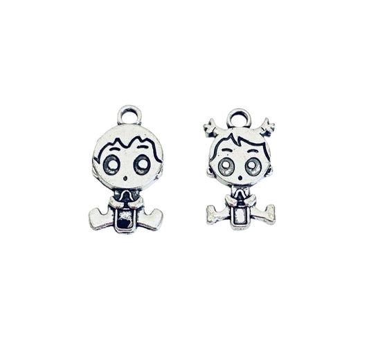 Base Metal Baby Boy or Girl Charm