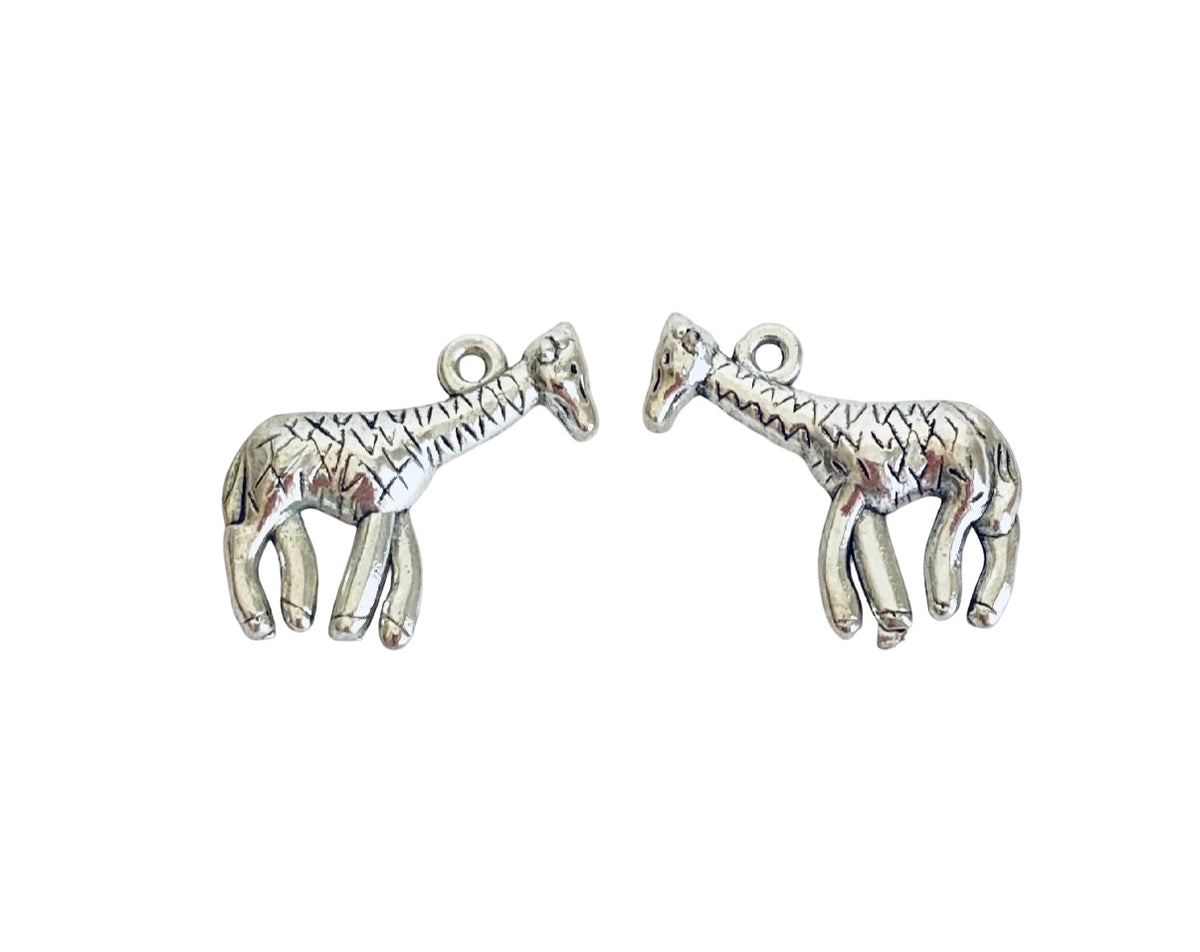 Base Metal Giraffe Charm