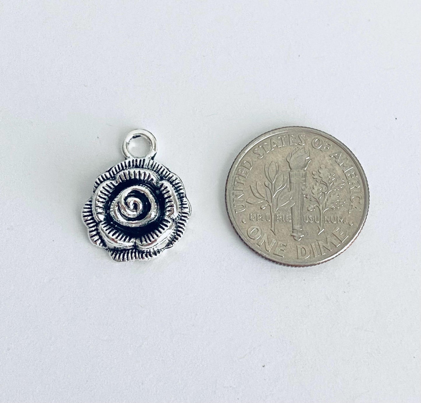 Small Rose Charm