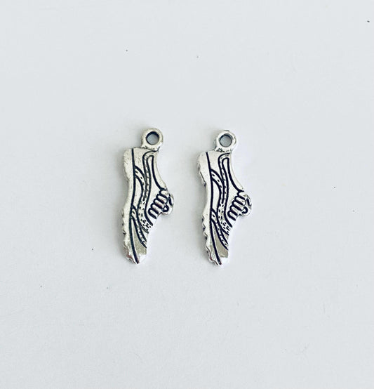 Base Metal Small Running Shoe Charm