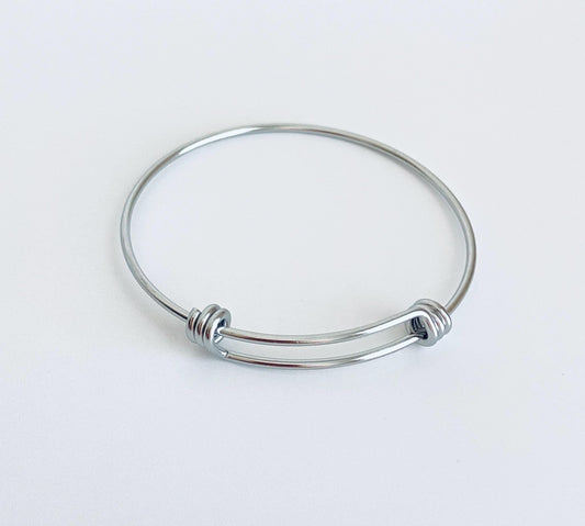 Stainless Steel Adjustable Bangle