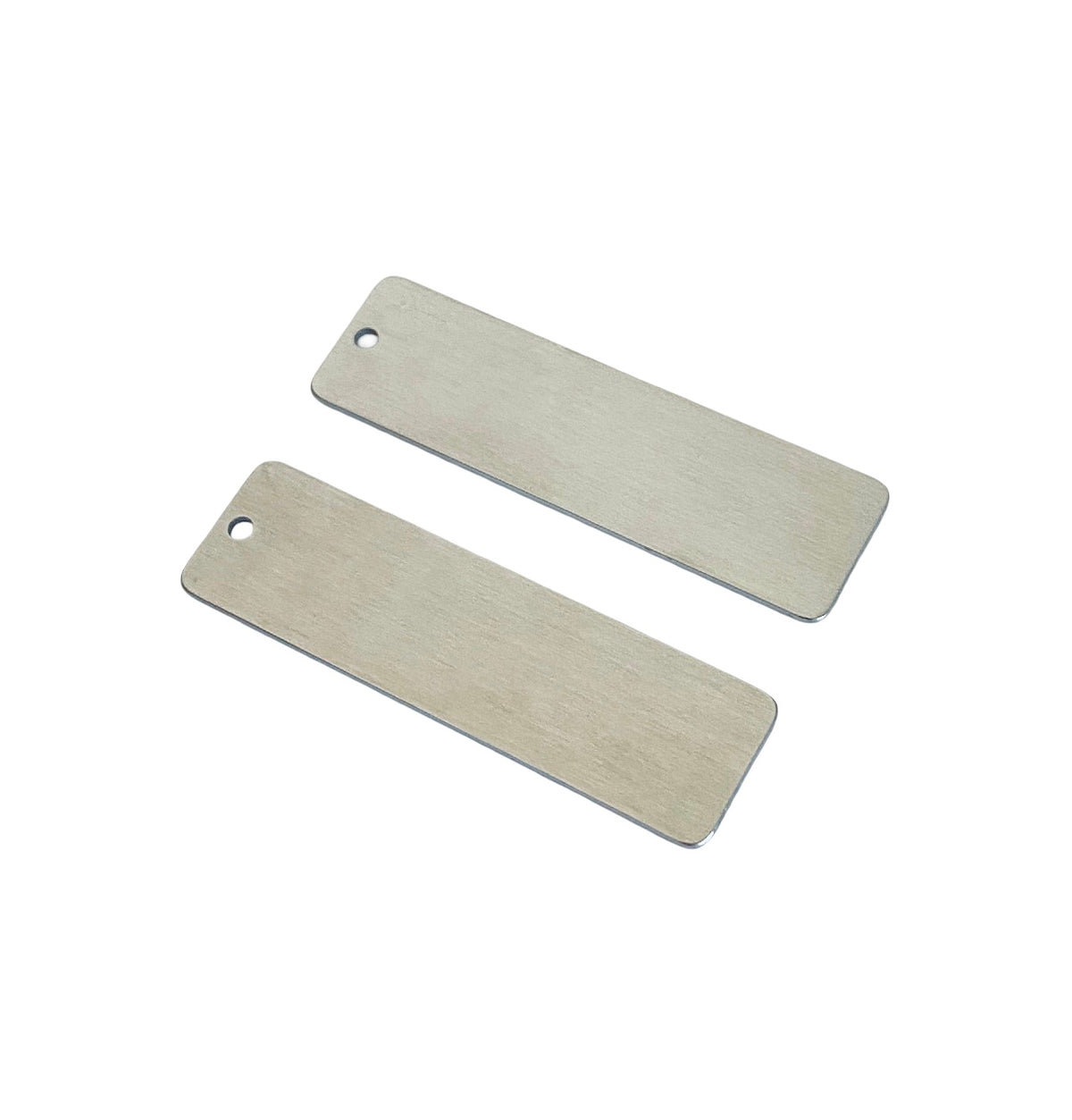 Matte Stainless Steel Long Bar Blank • 16mm x 56mm