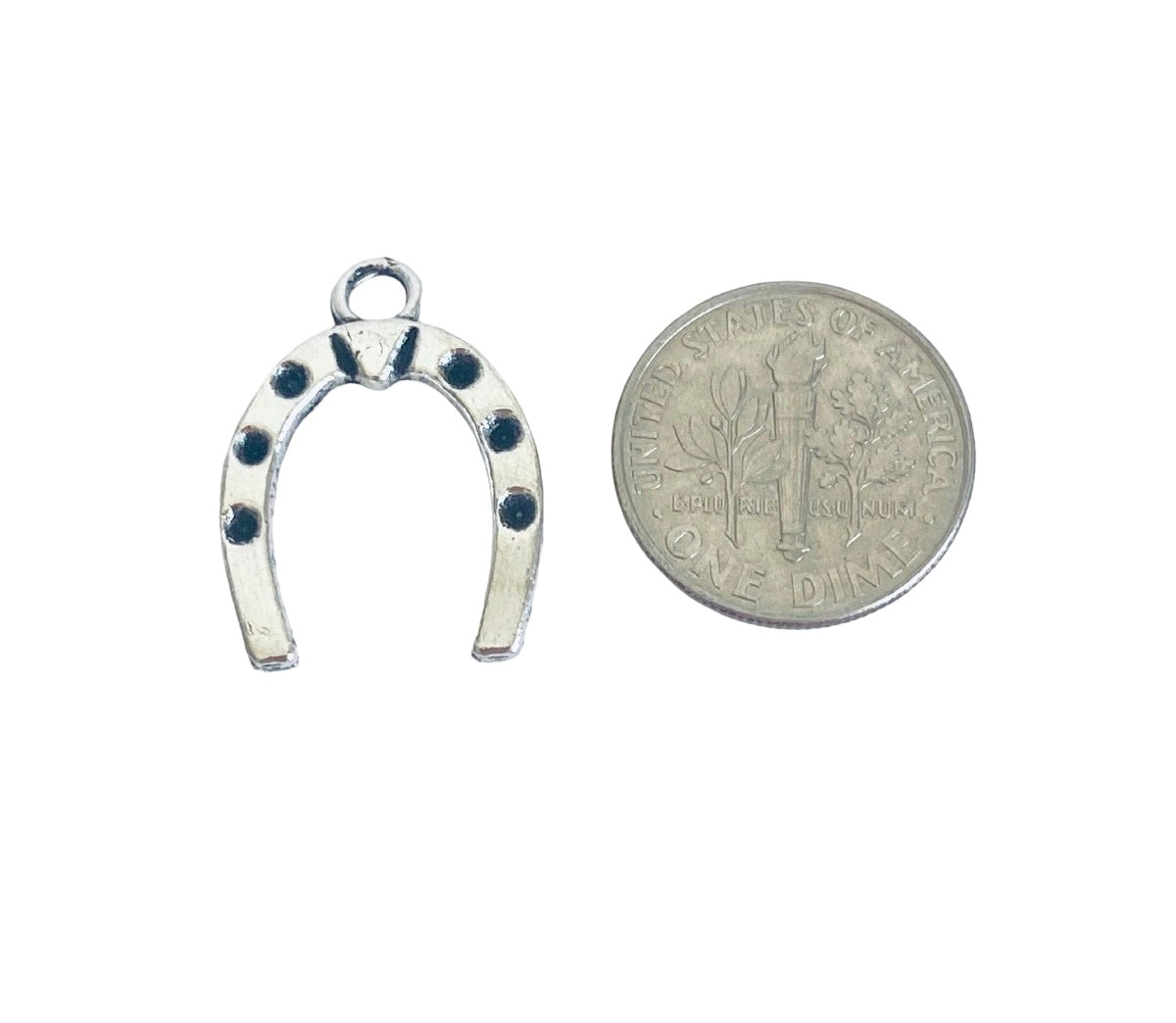 Base Metal Horseshoe Charm