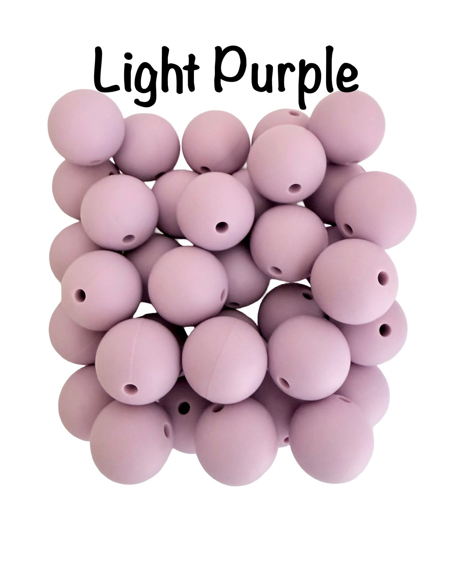 15mm Round Silicone Beads (Sold Individually)