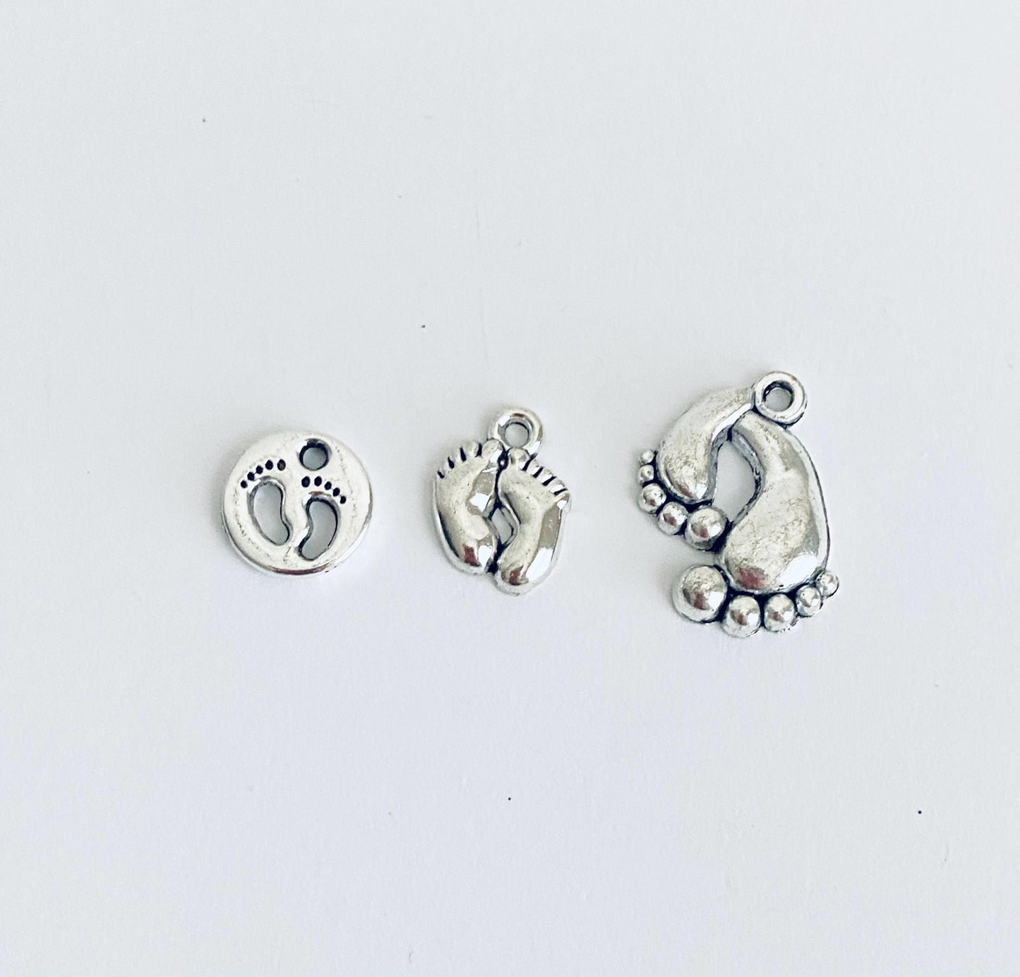 Tiny Footprint Charms