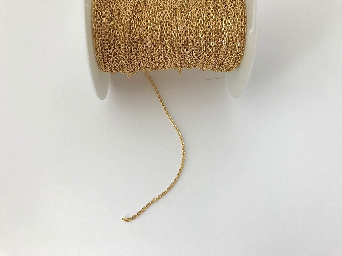 2mm Gold over Stainless Steel Chain