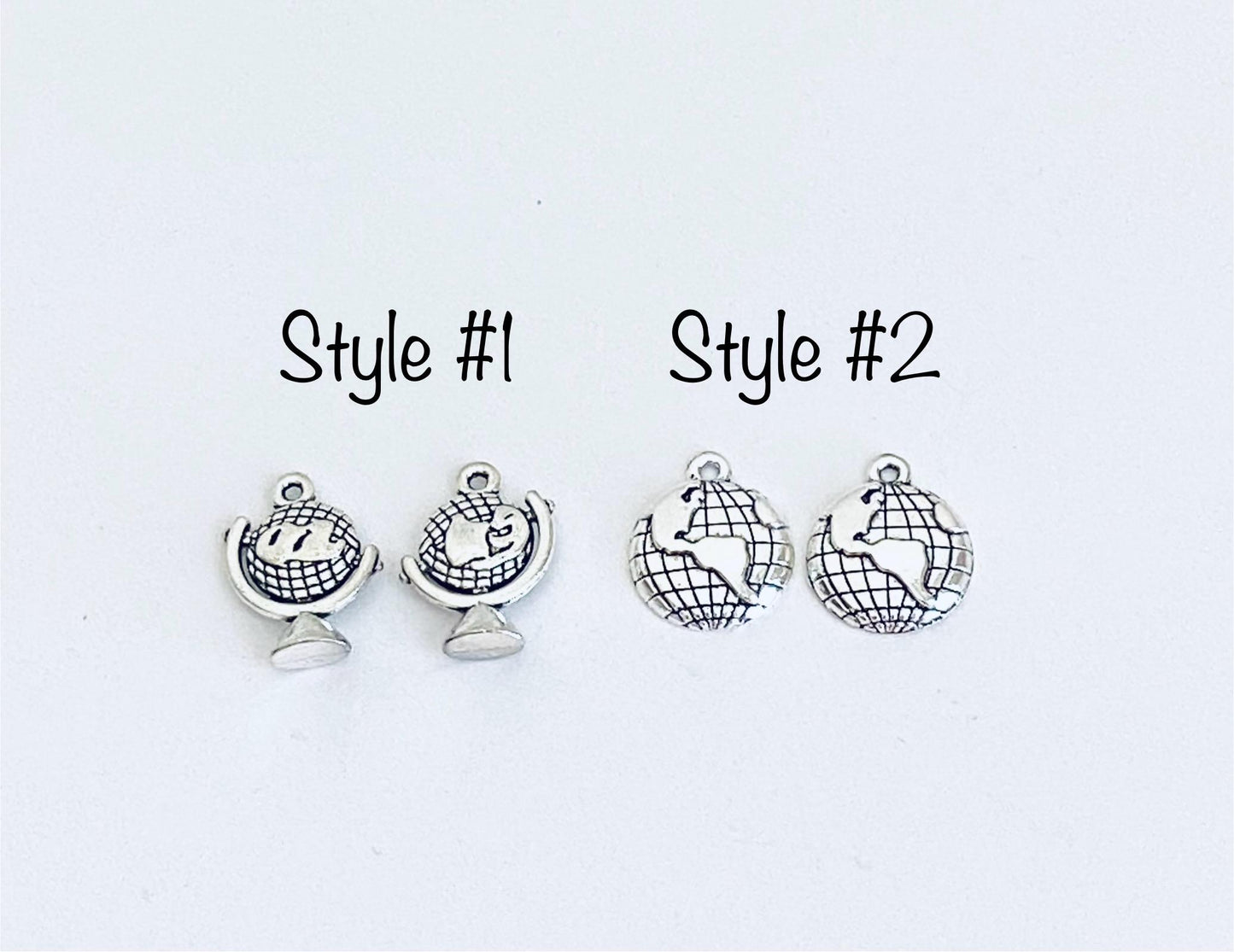 World Globe Charm