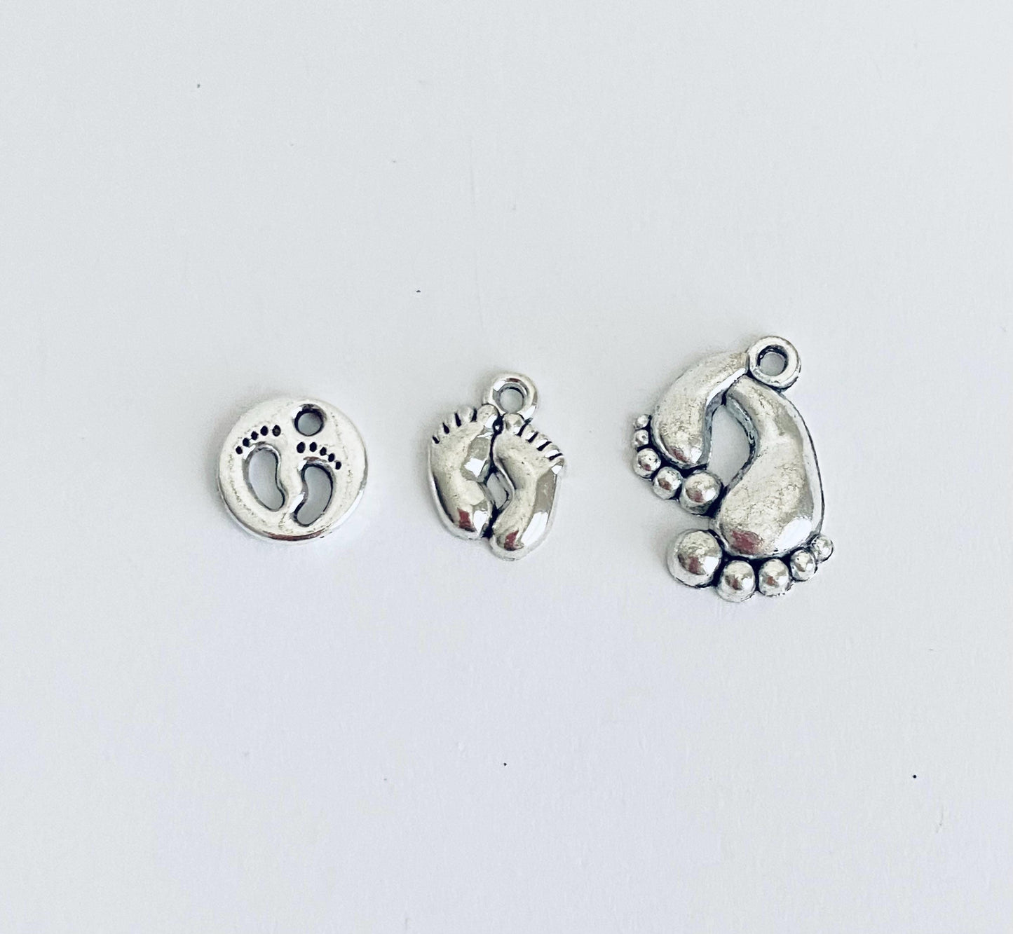 Tiny Footprint Charms