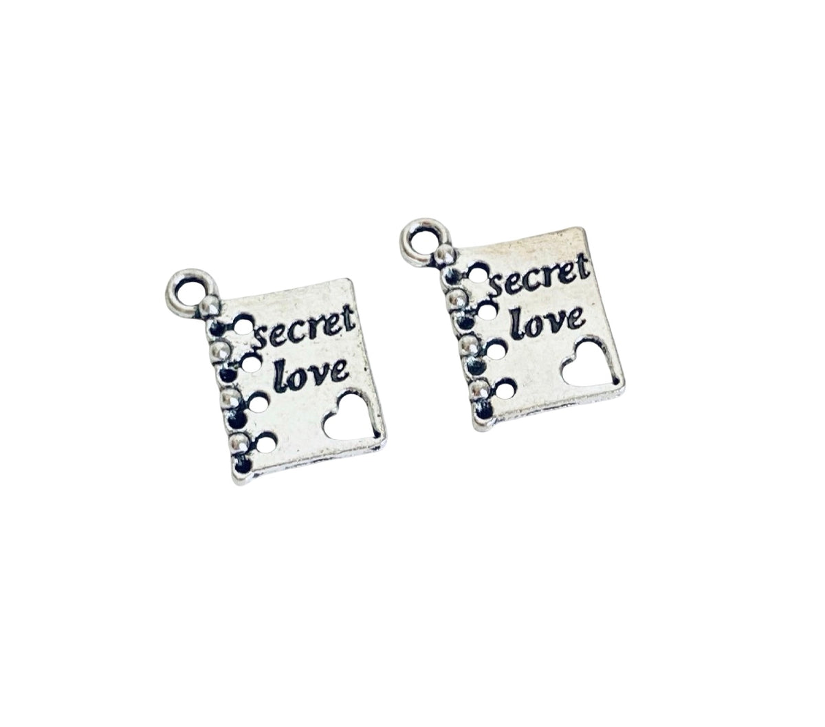 Base Metal Small Secret Love Charm