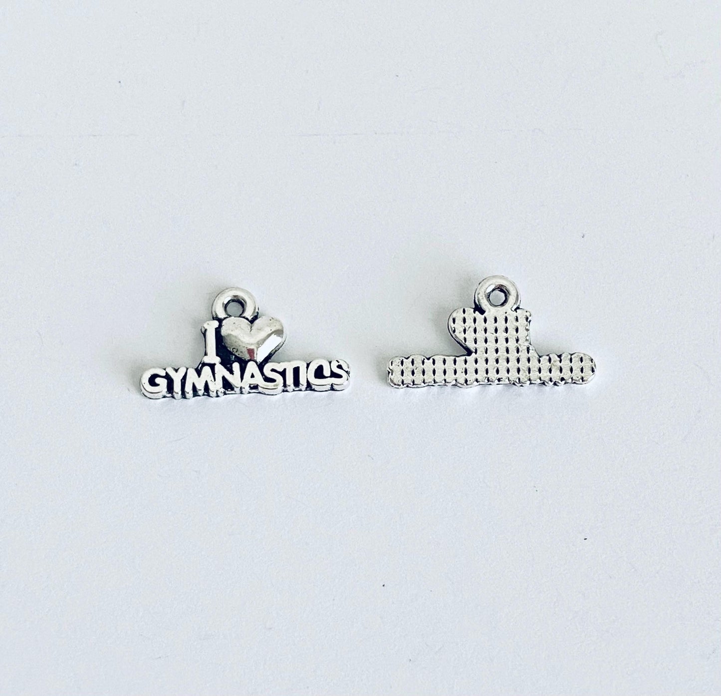 I Love Gymnastics Charm