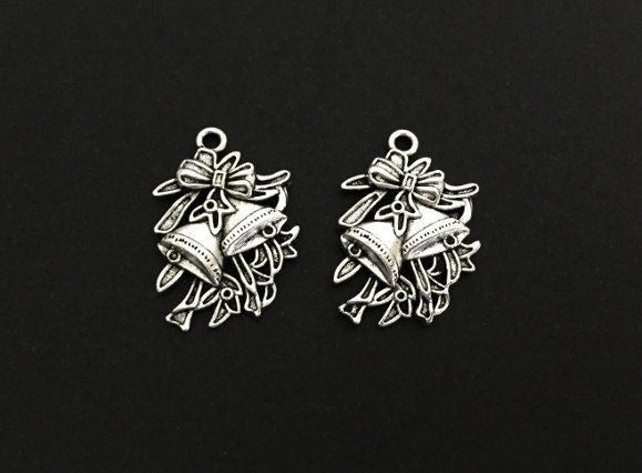Base Metal Christmas Bells Charm