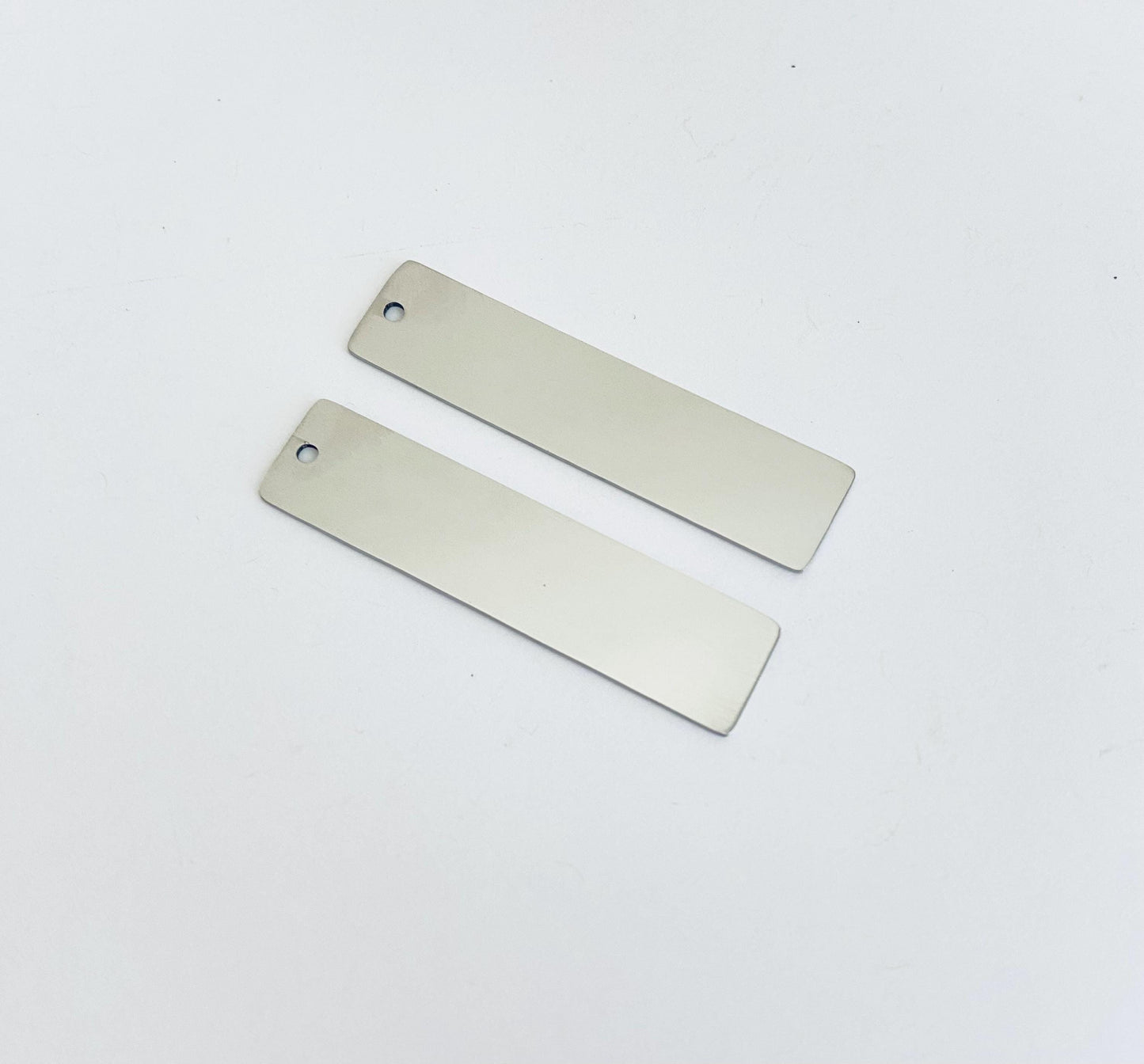 Stainless Steel Long Blank - 12x 50mm - Engravable