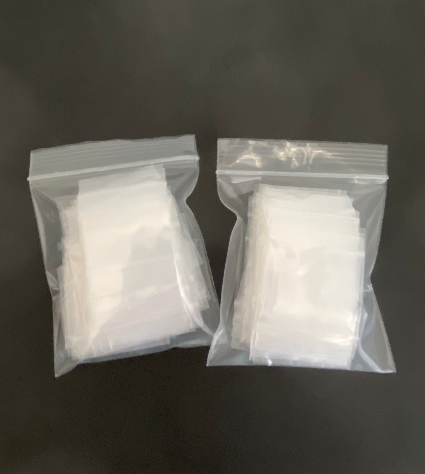 Tiny Clear Resealable Plastic Zip Bags • 1 3/8" x 1 1/4"