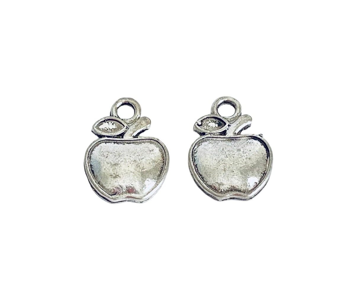 Base Metal Small Apple Charms