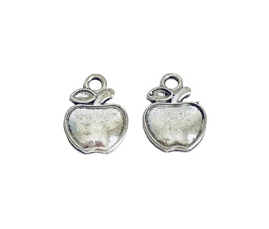 Base Metal Small Apple Charms