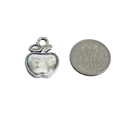 Base Metal Small Apple Charms