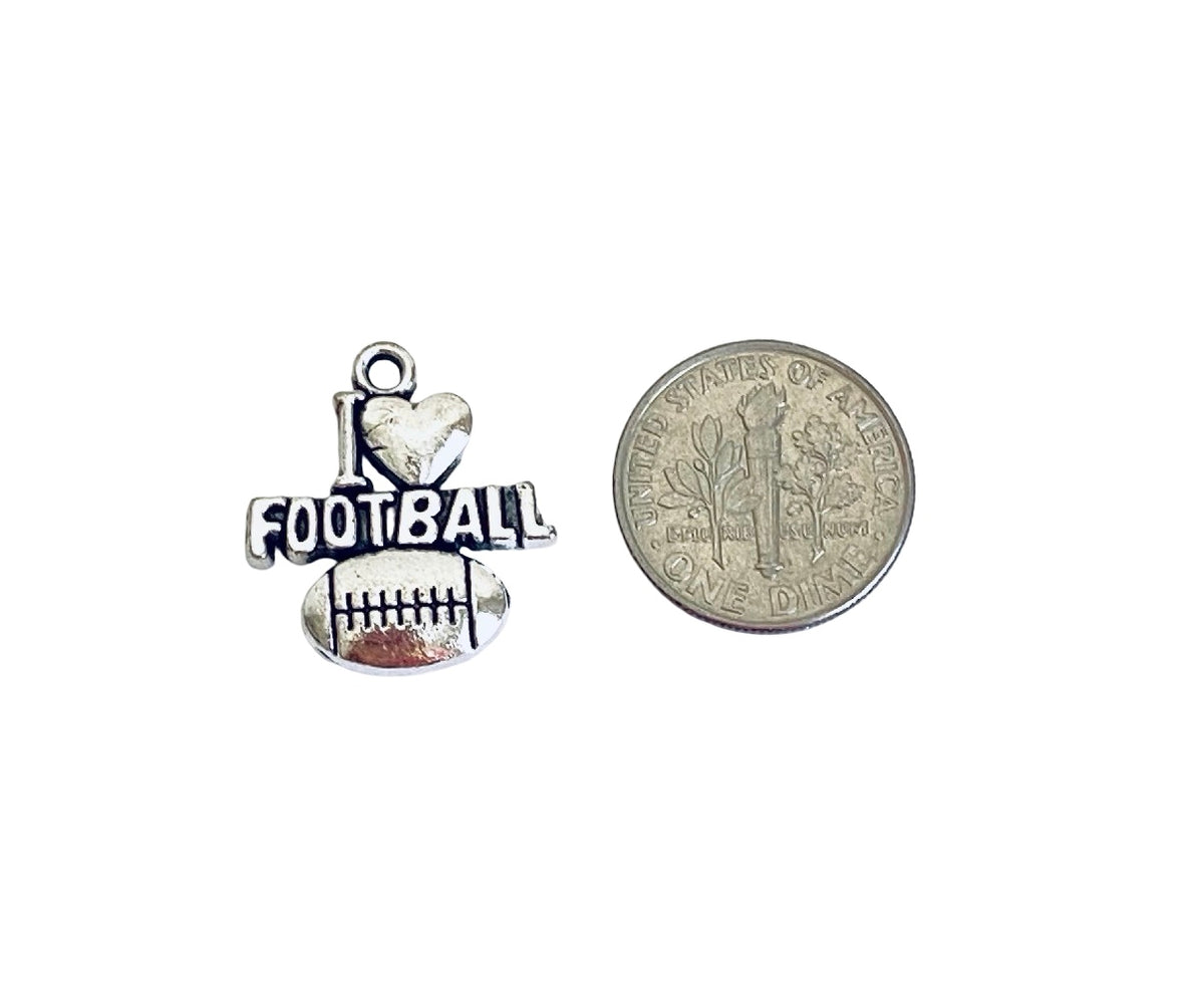 Base Metal Sports Charms (Volleyball • Football • Golf • Baseball • Basketball • Soccer)