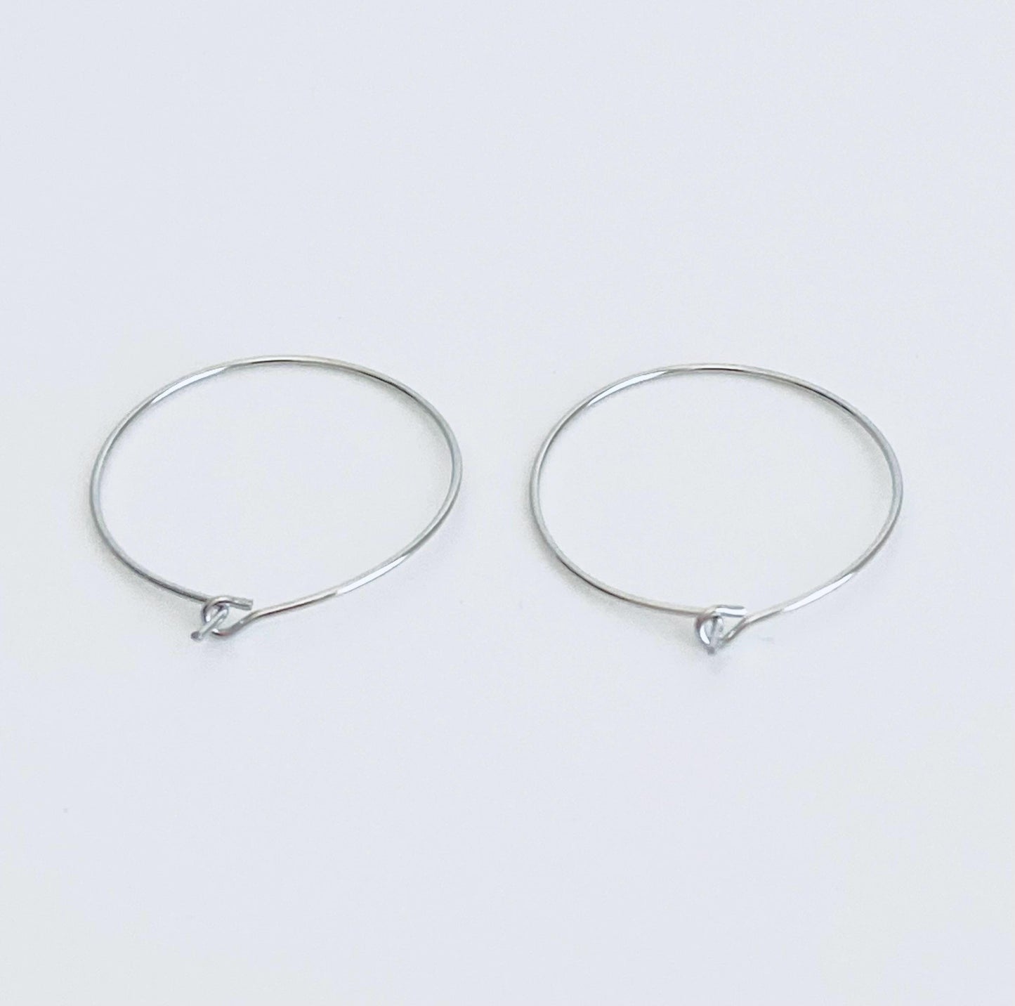 Stainless Steel Wine Charm Hoop (25mm)