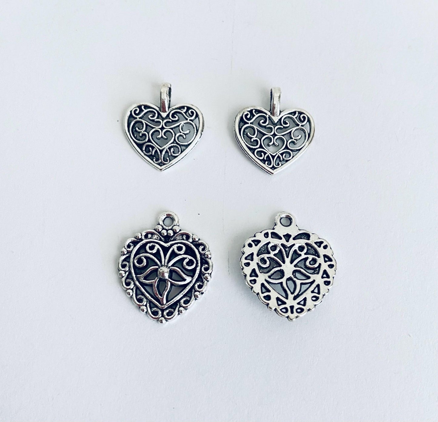Filigree Heart Charm