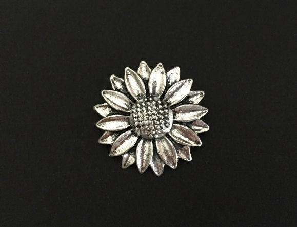 Large Sunflower Charm