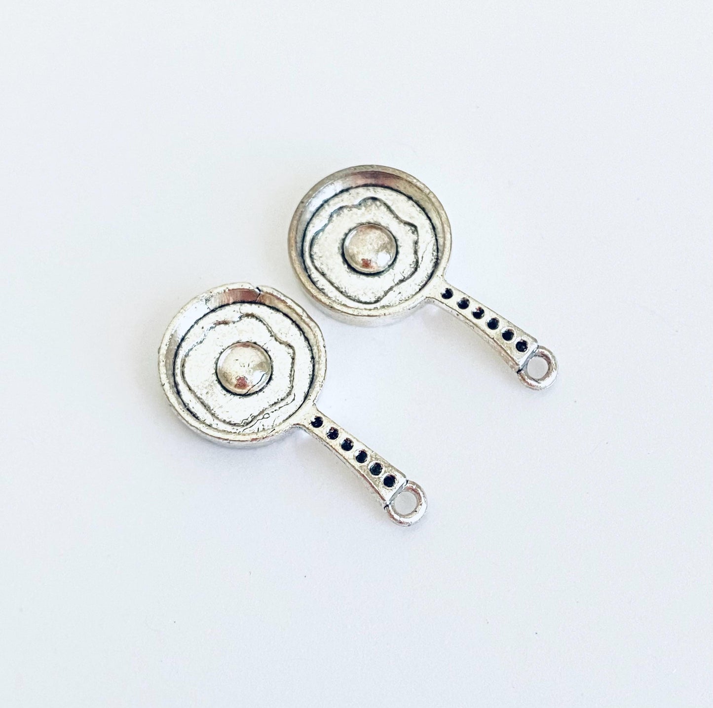 Frying Pan Egg Charm