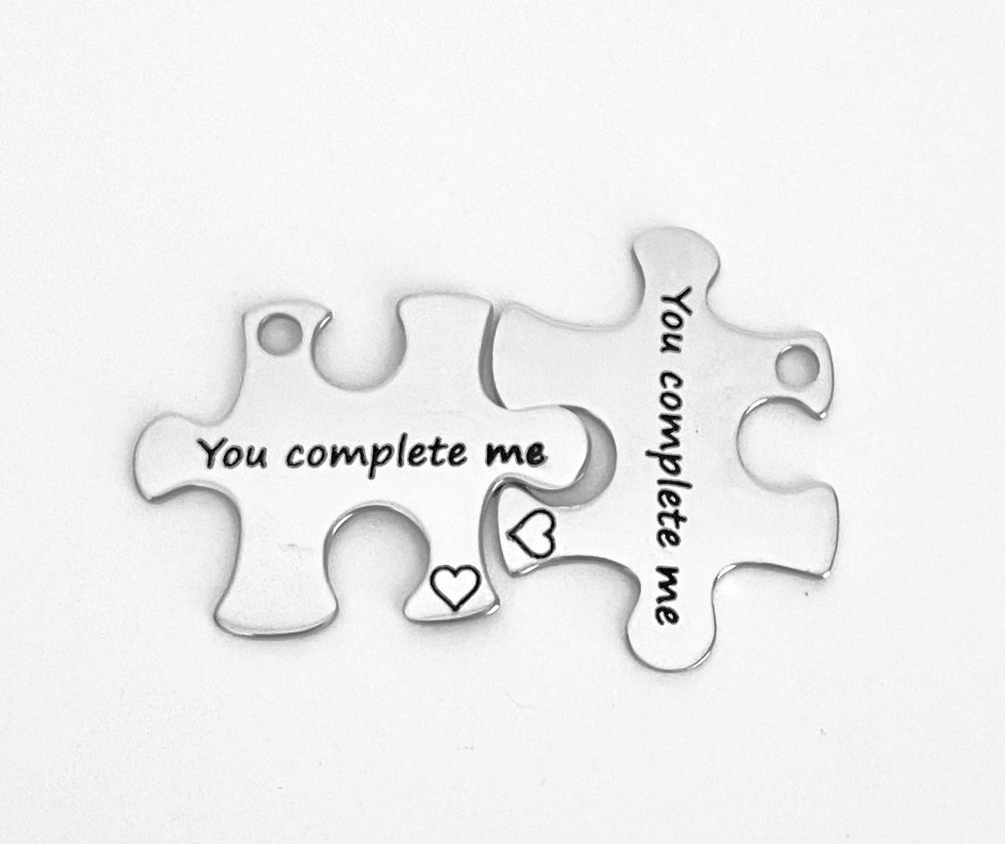 You Complete Me Puzzle Charm
