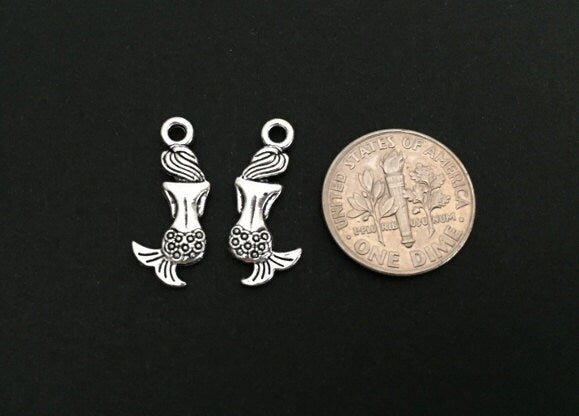 Tiny Mermaid Charm
