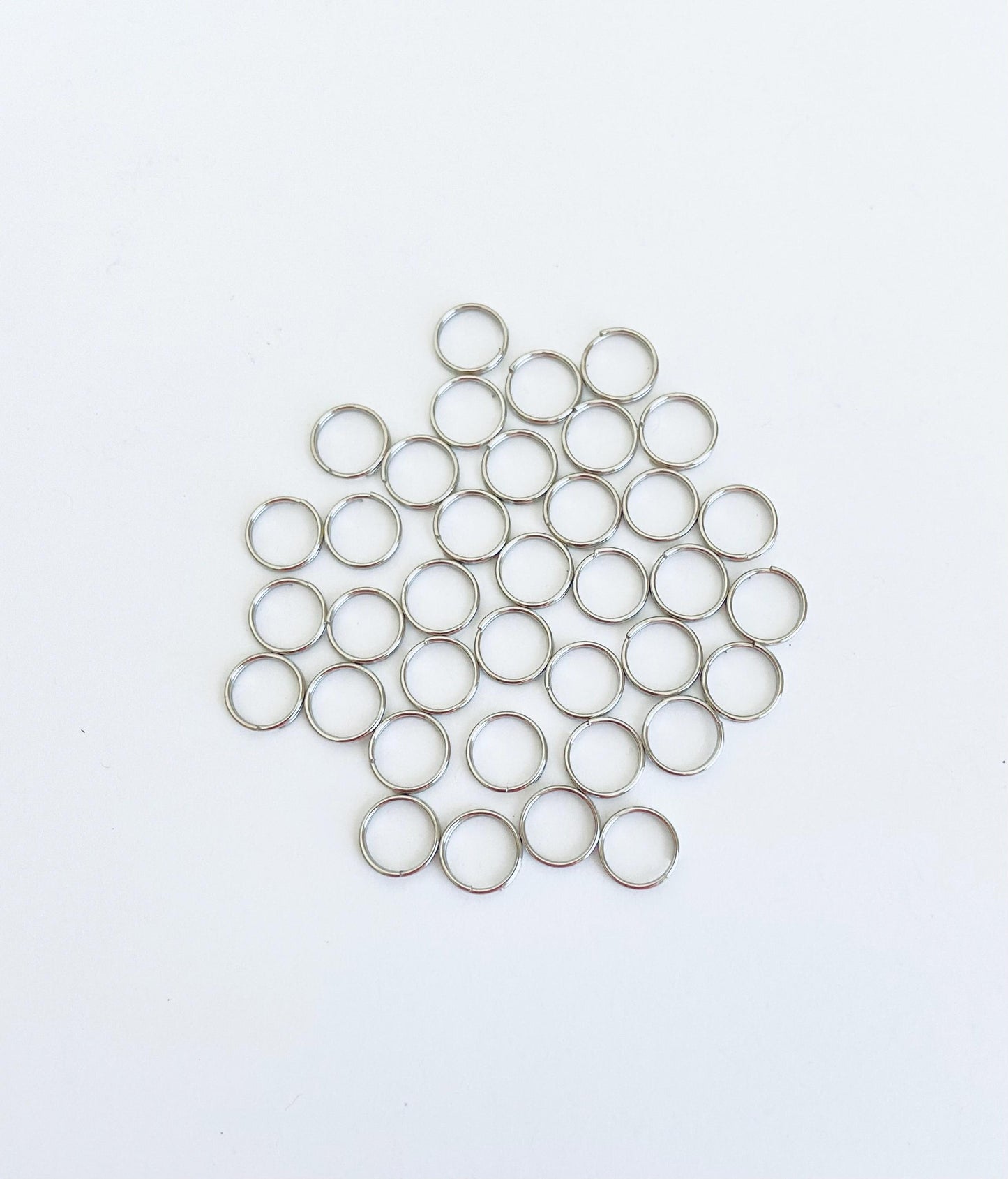 Thin Small Split Rings (8mm)