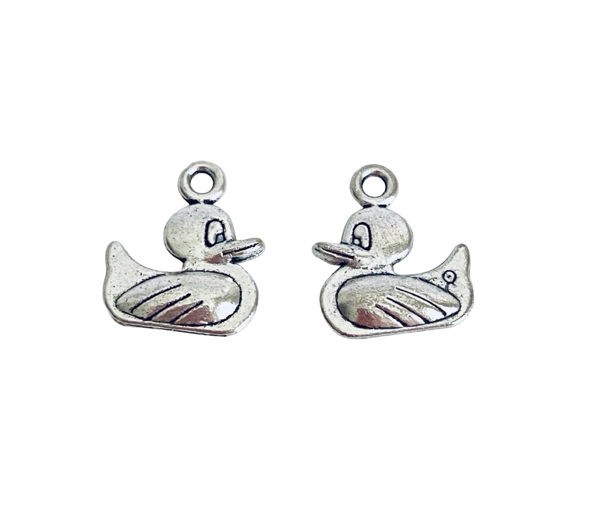 Base Metal Duck Charm