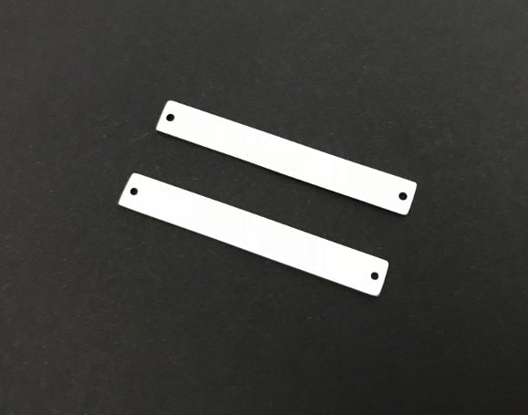Engravable Stainless Steel Skinny Blank (5mm x 38mm)