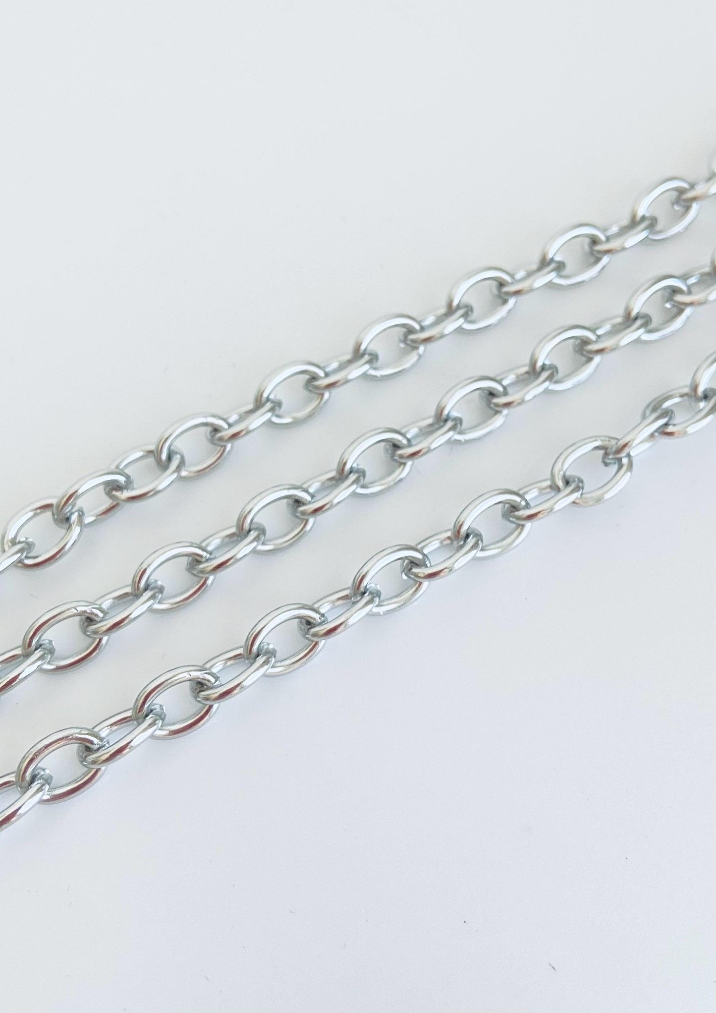 Stainless Steel Oval Chain (6x8mm)