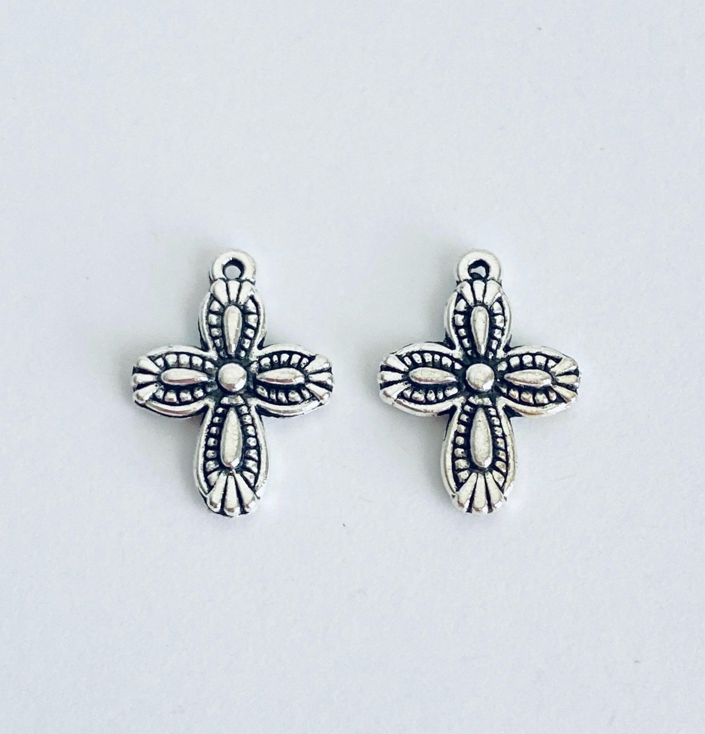 Vintage Style Cross Charm