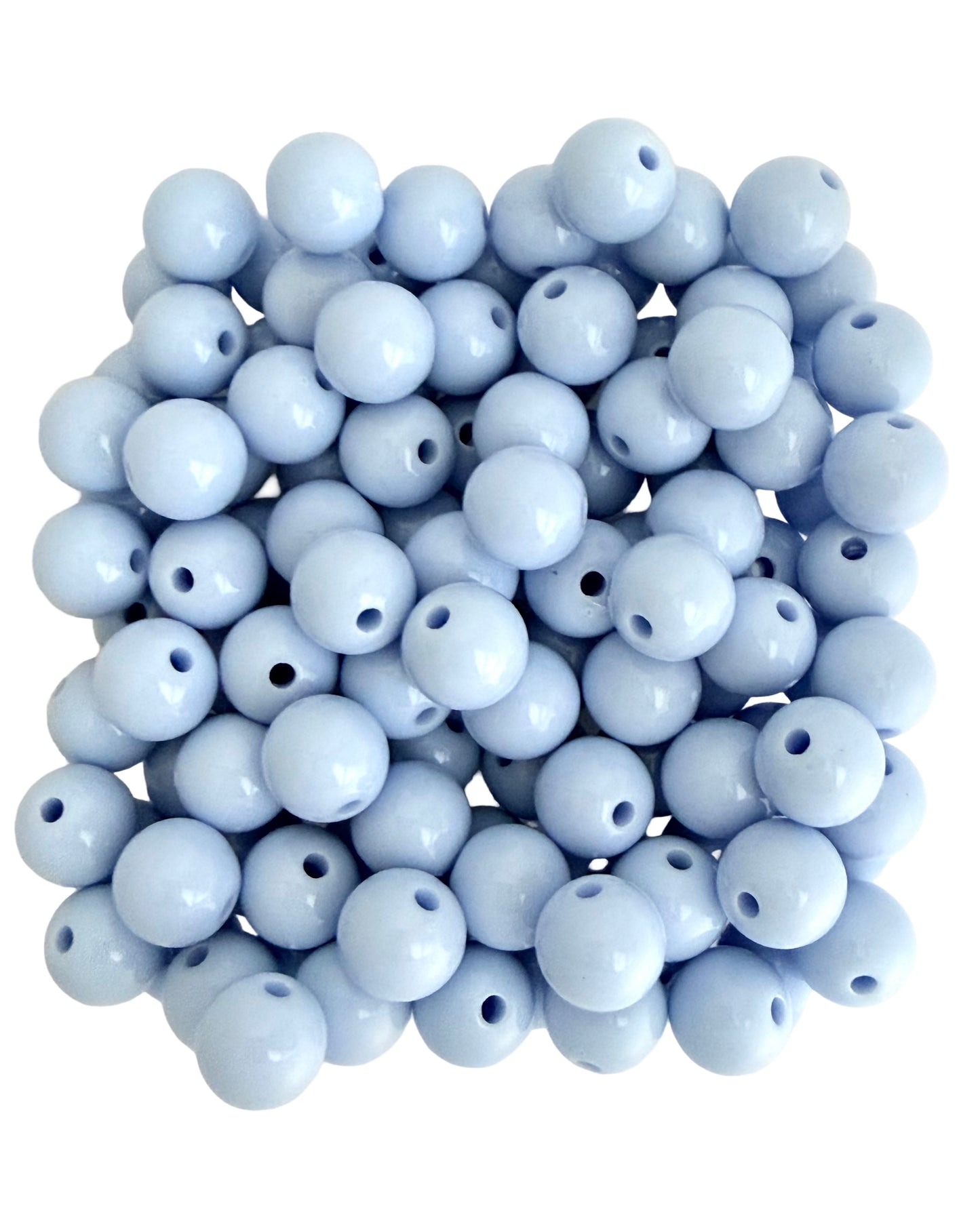 10mm Polished Acrylic Round Beads