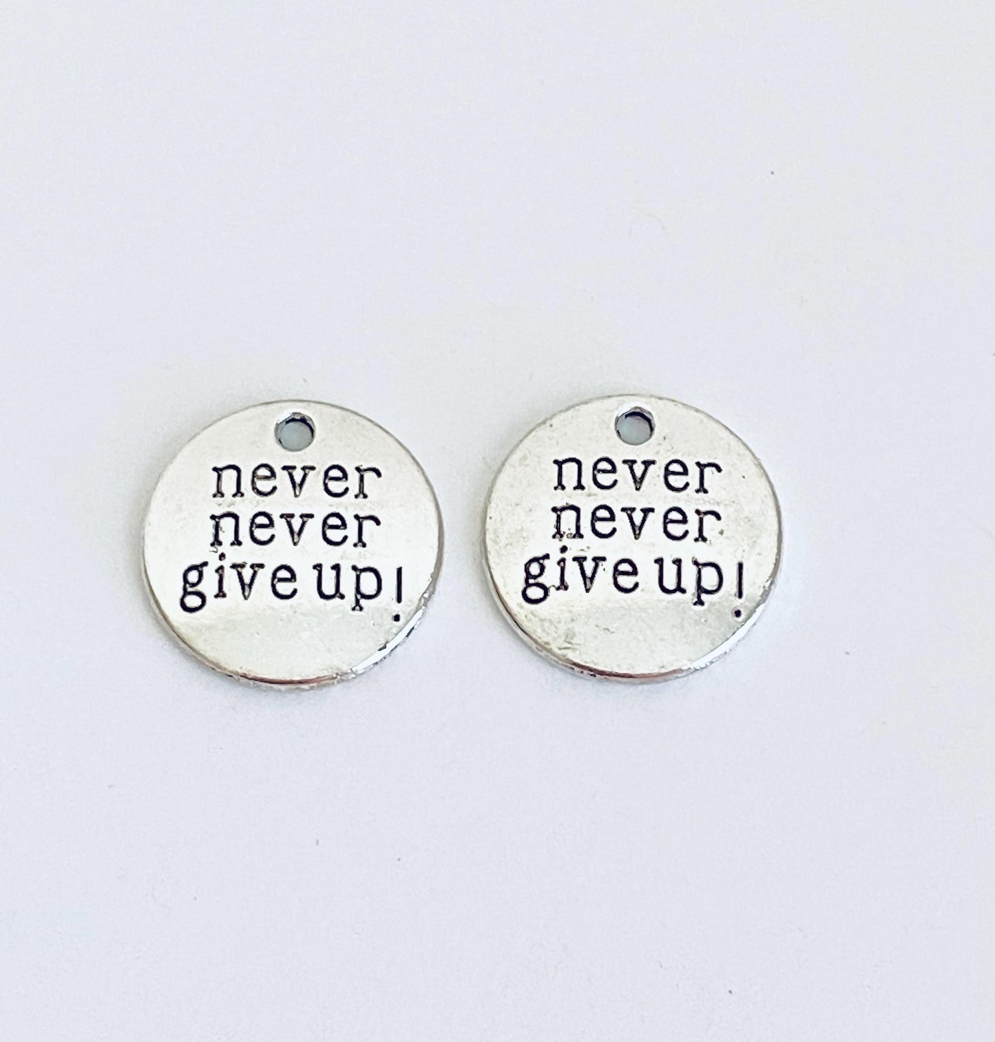 Never Give Up Charm