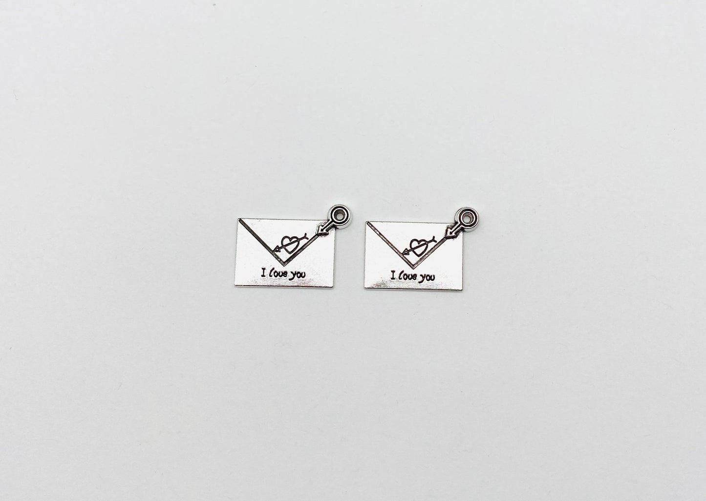 I Love You Envelope Charm