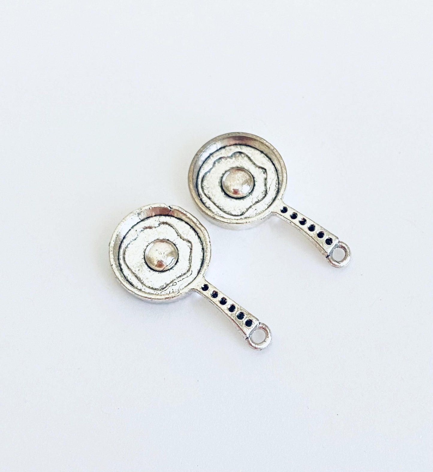 Frying Pan Egg Charm