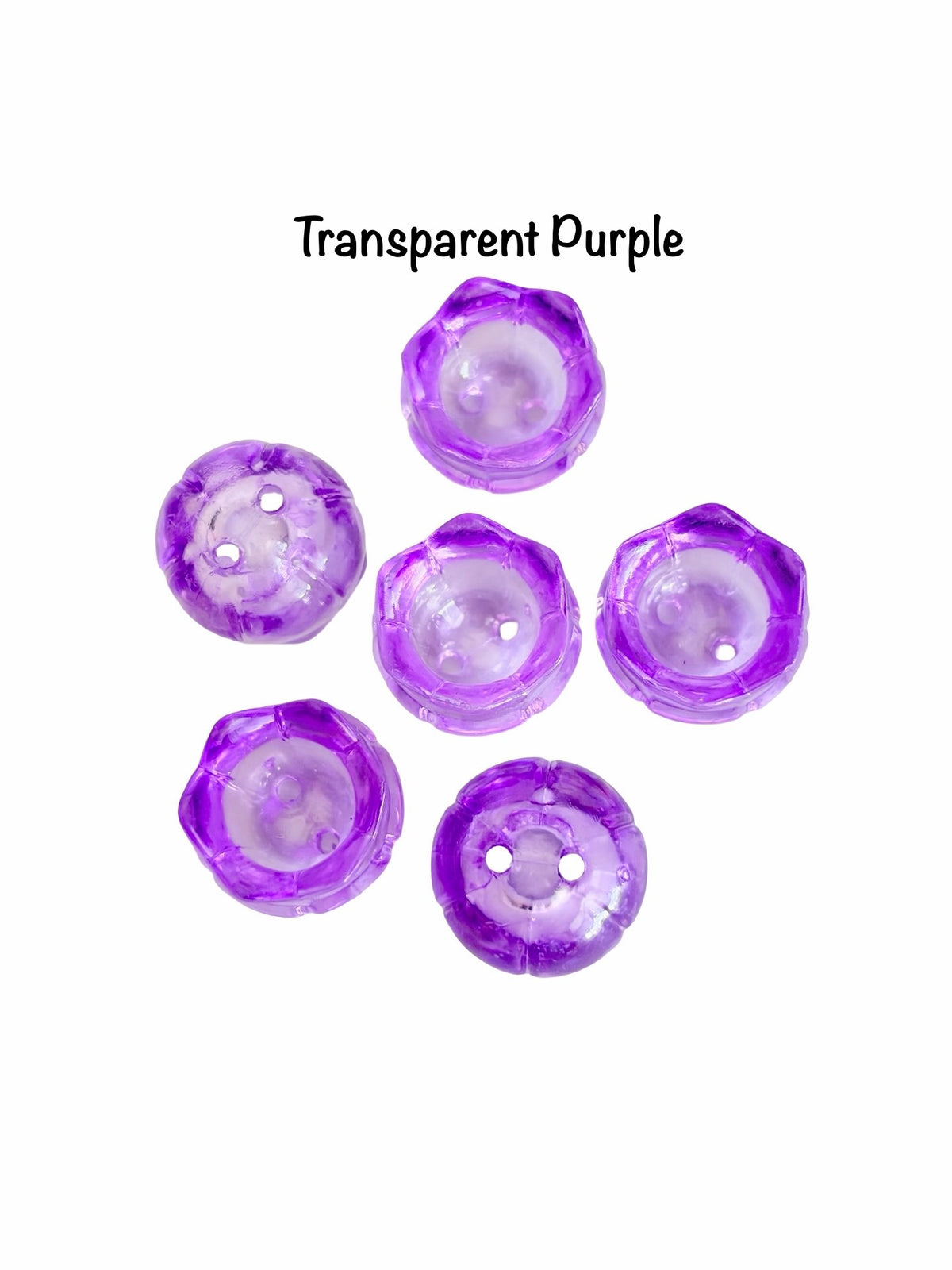 Acrylic Bellflower Beads • Transparent & Translucent Flower Beads for Jewelry Making & Crafts