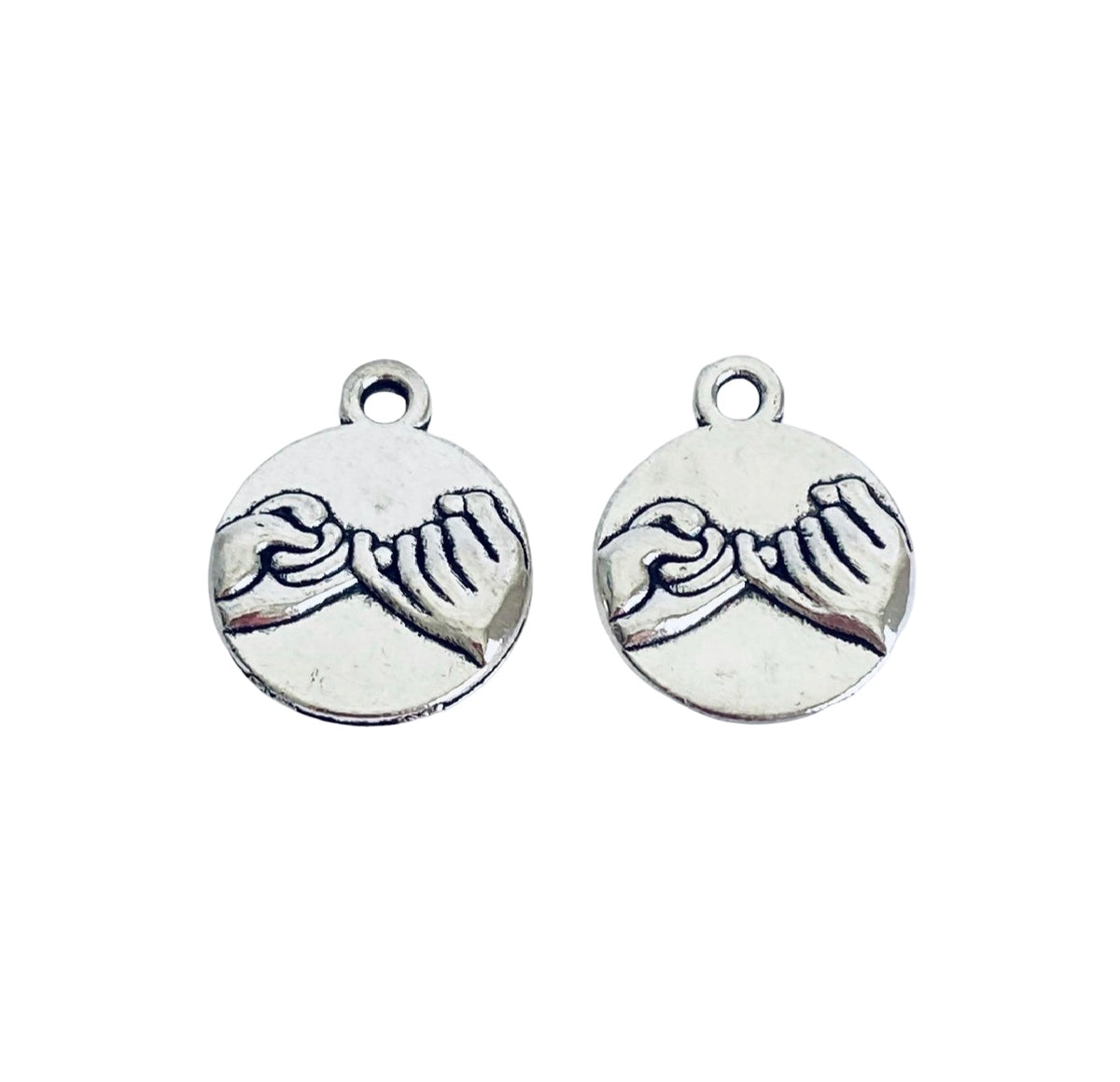 Base Metal Pinky Swear Charm