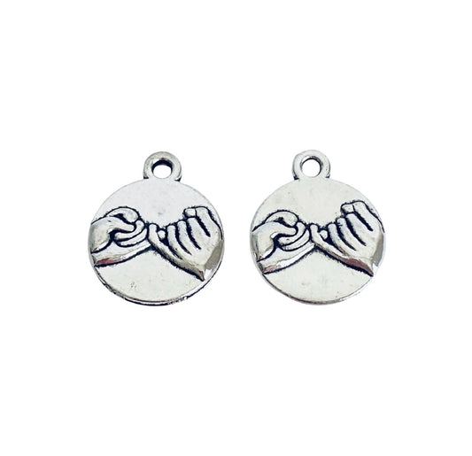 Base Metal Pinky Swear Charm