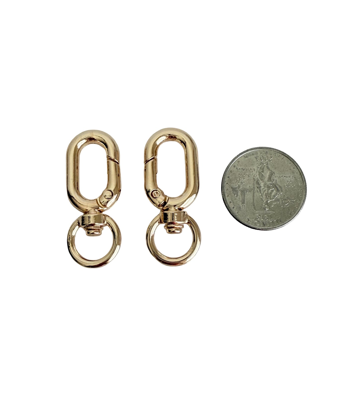 Oblong Clip-On Clasp Connector