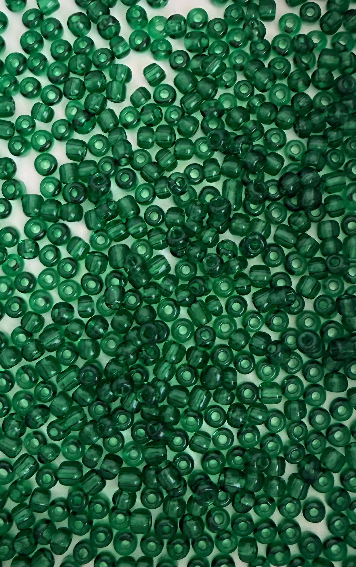 3mm Green Seed Beads • Lime Green & Dark Green Glass Beads for Jewelry Making, DIY Crafts