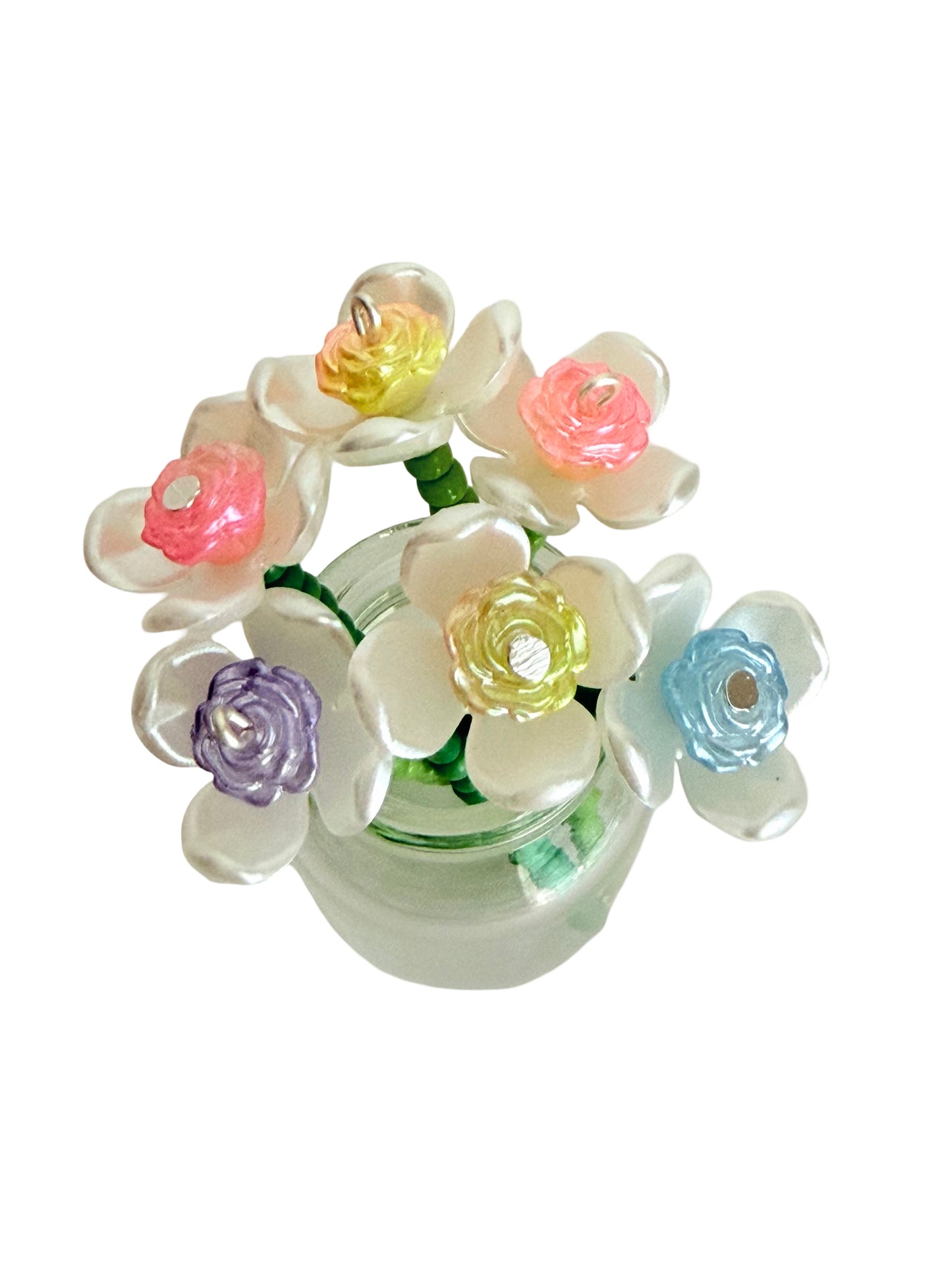 2.5” Handmade Plumeria Beaded Flowers • Bulk Options Available