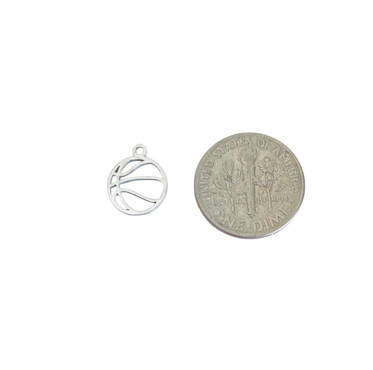 Stainless Steel Sports Charm • Football • Volleyball • Basketball • Soccer Charm