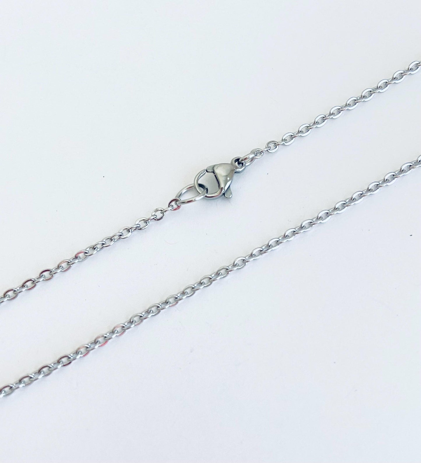 Minimalist Stainless Steel Flat Cable Chain Necklace
