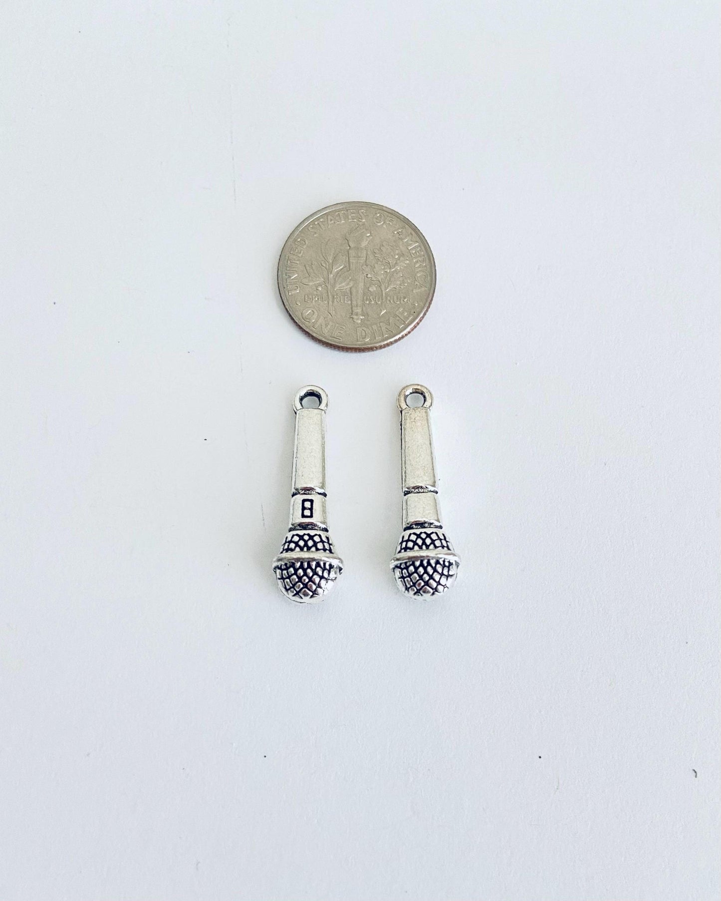 Small Microphone Charm