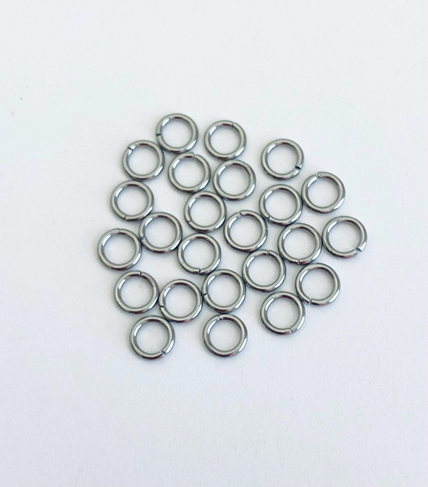 Thick Stainless Steel Jump Rings (6mm)