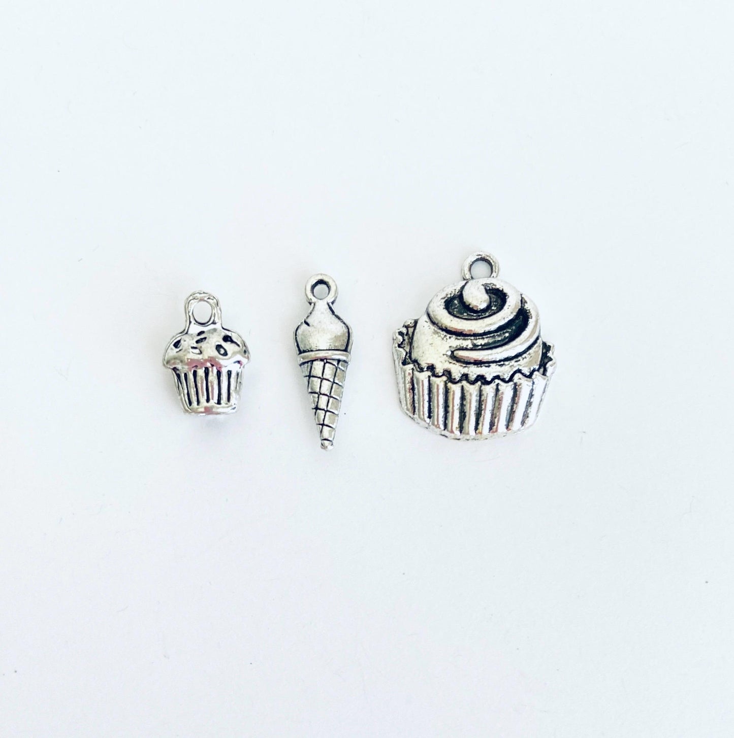 Base Metal Dessert Charm
