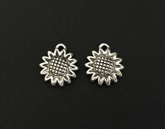 Small Sunflower Charm